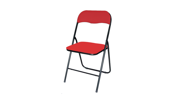 Klapstoel brasq fc100 rood-zwart(8732604)