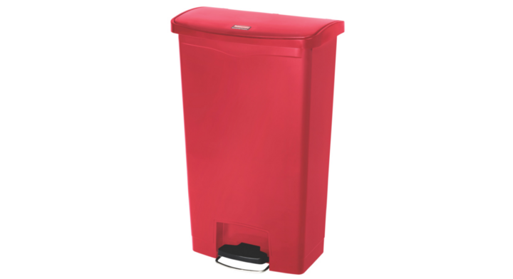 Rubbermaid, Slim Jim pedaalemmer, 68 liter, rood, VB 224122