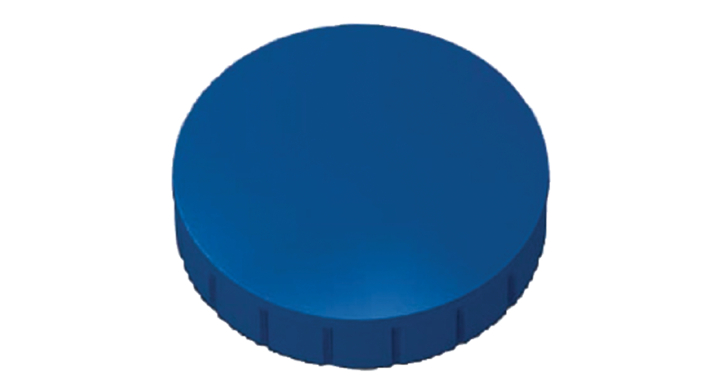 Maul Solid, magneet, 23mm, 800grams, blauw (10 stuks)
