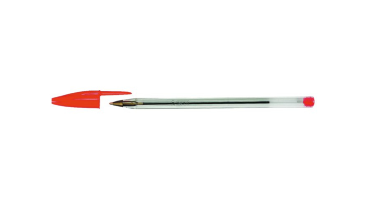Balpen bic cristal rood