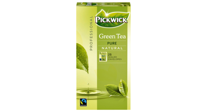 Pickwick Professional, groene thee, 1.5 gram, pure natural, 4016821 (25 stuks)