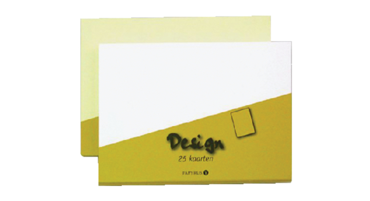 Envelop papyrus design 114x162 80gr 15st ivoor