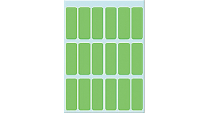 Etiket herma 3655 12x34mm groen 90st