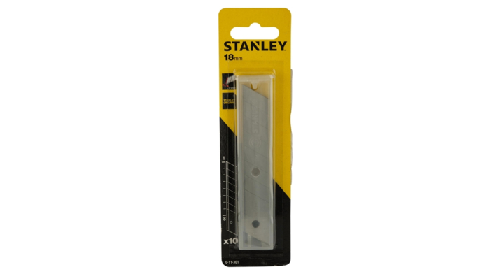 Afbreekmesjes stanley 18mm 10 stuks(3253560113018)
