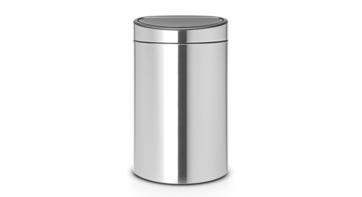 Brabantia Touch, afvalbak, 40 liter, mat RVS FPP, VB 114809