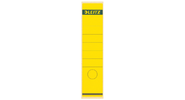 Rugetiket leitz 1640 58x290mm geel