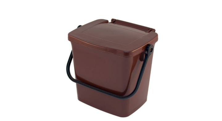 Minimax, circulaire afvalemmer, 5 liter, bruin, VB 188062