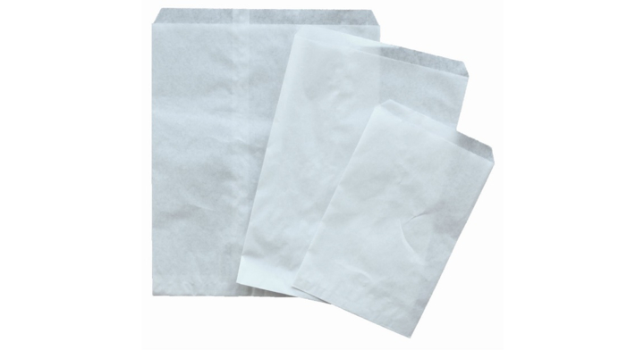 Fournituren, zakjes, wit, onbedrukt, 17x25cm (1000 stuks)