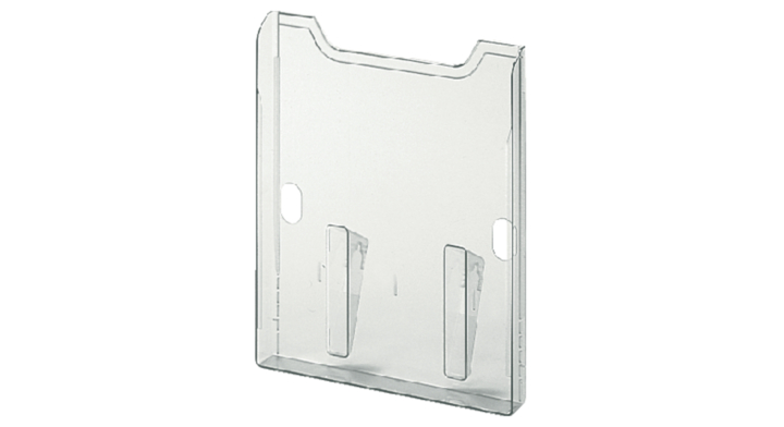 Eindbox a4 staand helderglas