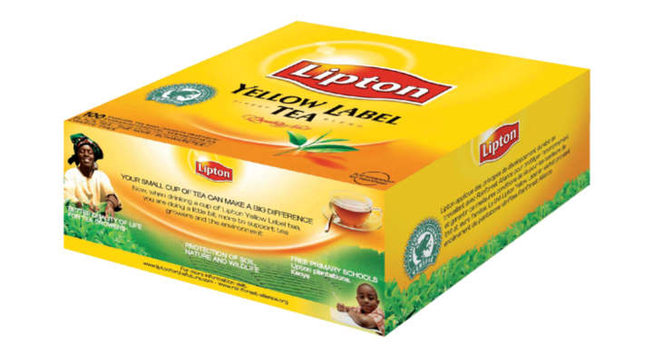 Lipton, thee in envelop, 1,5 gram, yellow label, 25915701 (100 stuks)