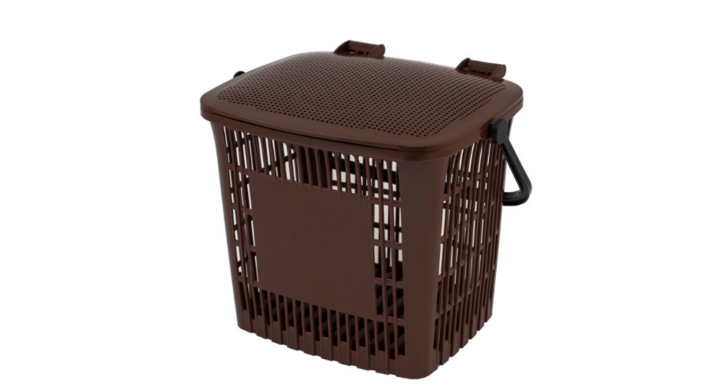 Umimax, geventileerde afvalemmer, 7.5 liter, bruin,VB 188116