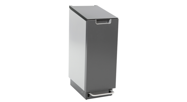 Connector Bin Kick, afvalscheidingsbak, 55 liter aluminium, VB 709502