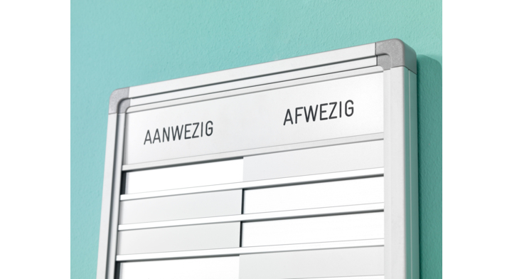 Smit Visual softline Presentiebord, 24x29cm profiel 16mm