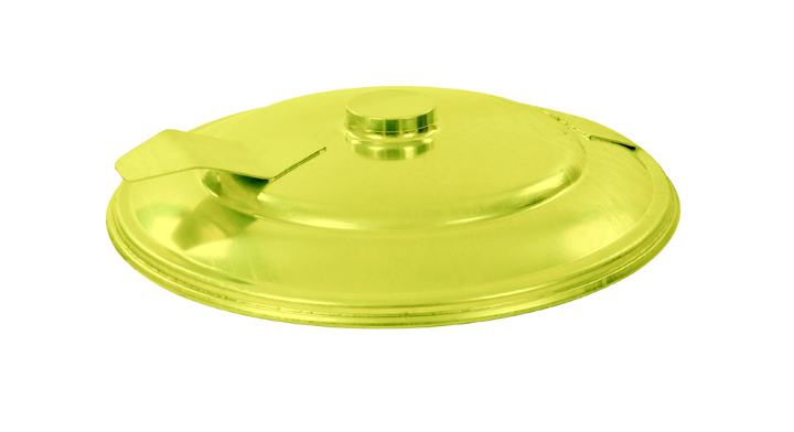 Verrijbare zakhouder, Ø500x1060 mm, groen/geel, VB 430900