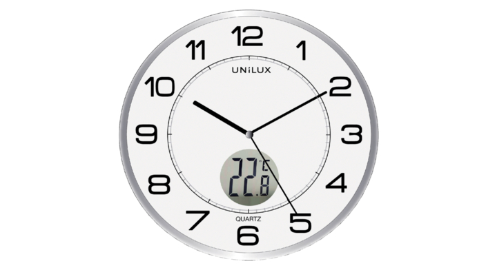Wandklok unilux tempus 30.5cm gs(400094592)