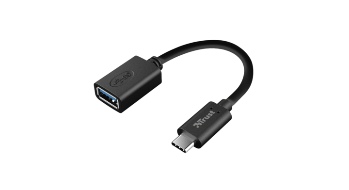 Adapterkabel trust calyx usb-c naar usb-a(20967)