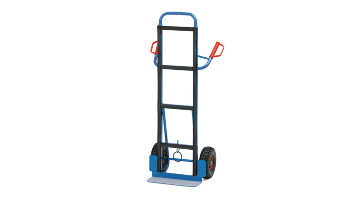 Apparaten steekwagen, 150x450mm Hoogte 1425mm Luchtbanden