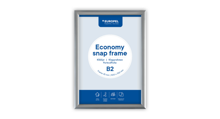 Kliklijst europel economy b2 zilver(355099)