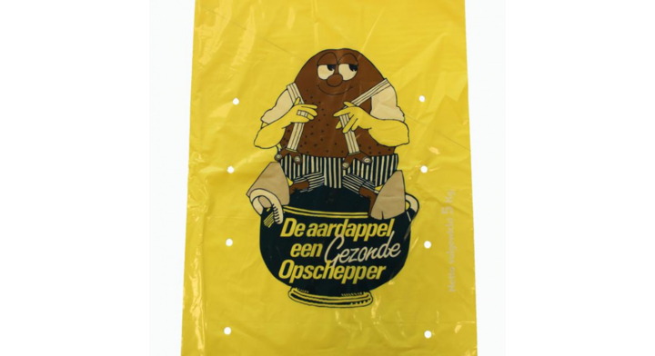 Aardappelzakken 2.5kg, LDPE, neutraal geel (1000 stuks)