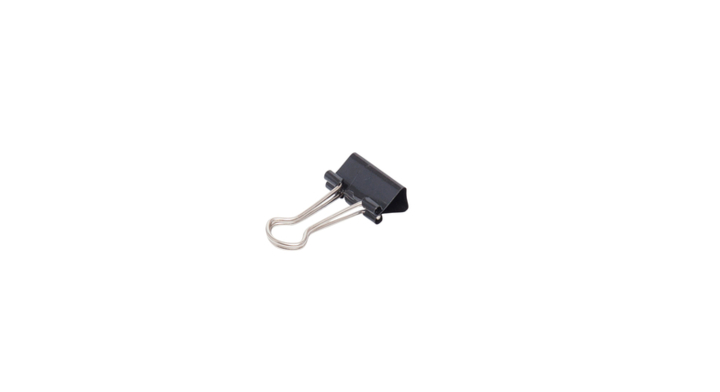 Papierklem maul 213 foldback 19mm zwart(2131990)