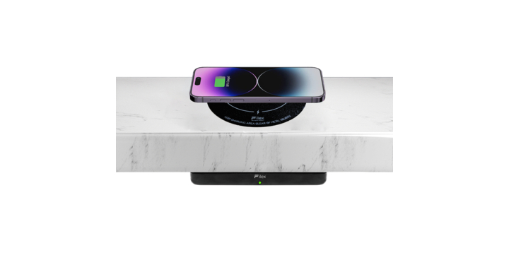 Filex, Hidden QI Universal Phone Charger, zwart