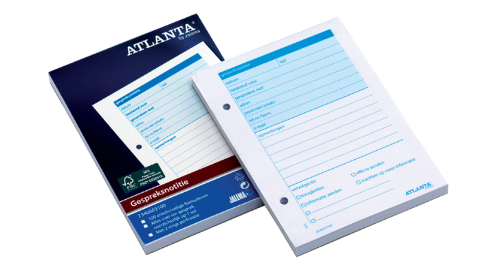 Gespreksnotitieblok a5406-031 a6 50vel