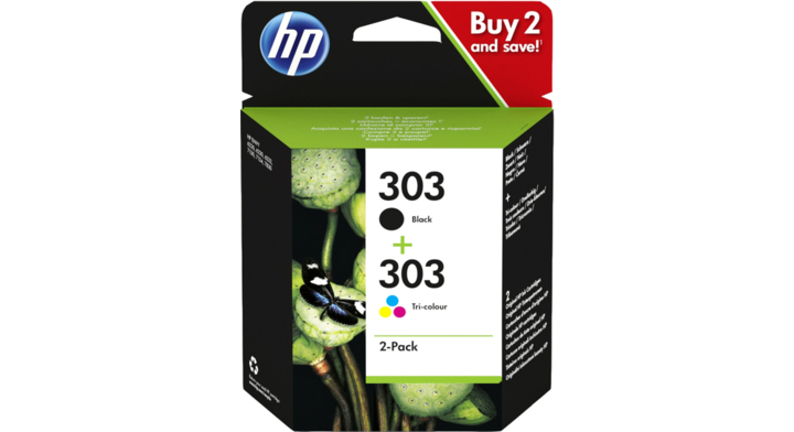 Inkcartridge hp 3ym92ae 303 zwart + kleuren(3112685)