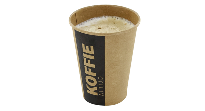 Koffiebeker, 250ml/8oz, 90mm, karton, 'Altijd Koffie' (50 stuks)