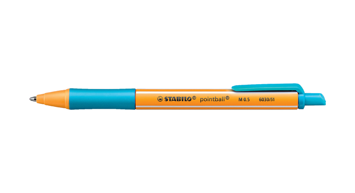 Balpen stabilo pointball turquoise(6030/51)