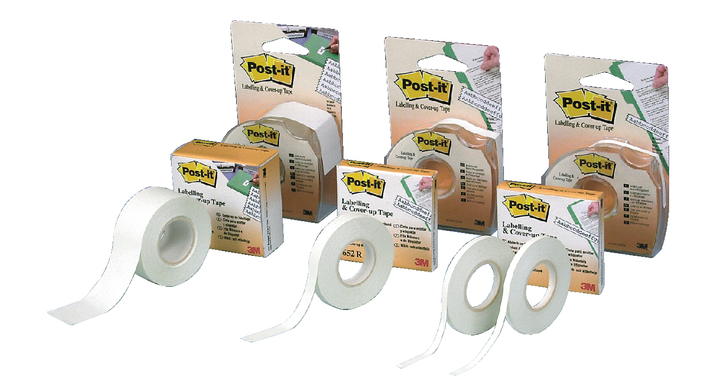 Correctietape 3m post-it 658h 25.4mmx18m 6regels