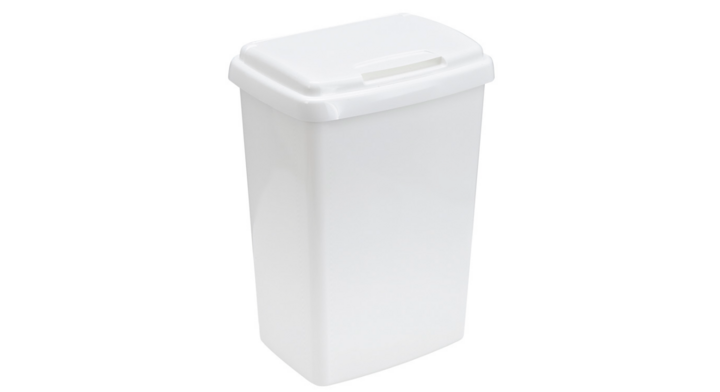 Top-Fix, kunststof afvalbak, 50 liter, wit, VB 565000