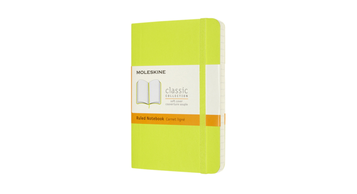 Notitieboek moleskine pocket 90x140 ln sc lem gn(qp611c2)