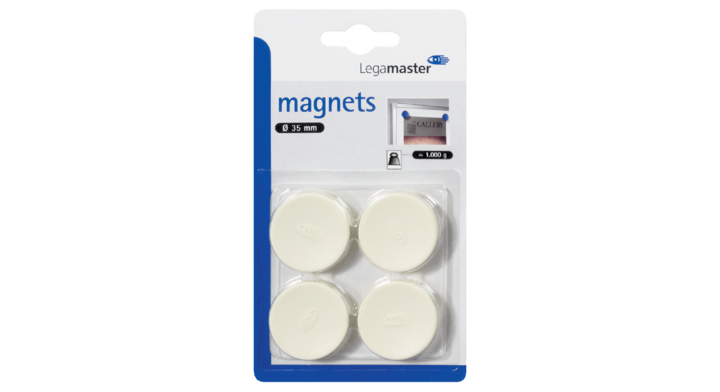 Magneet legamaster 35mm wit