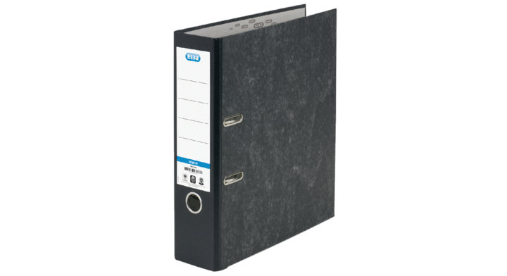 Ordner elba rado basic a4 80mm gewolkt zwart