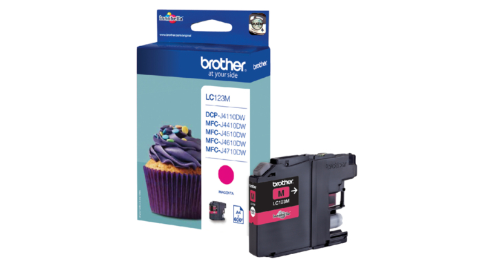 Inkcartridge brother lc-123 rood(lc-123m)