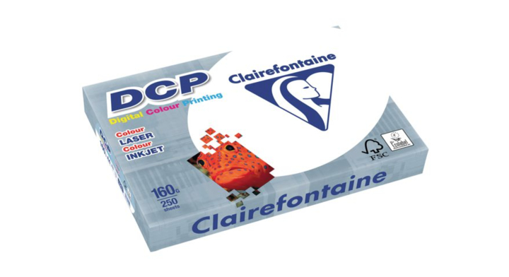Kopieerpapier clairefontaine dcp a4 160gr wit