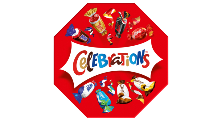 Chocolade celebrations doos 385gr(33350)