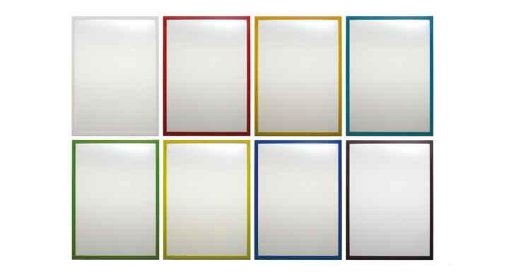 Smit Visual magnetische insteekhoezen, A2, grijs (2 stuks)