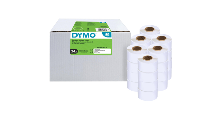 Etiket dymo 13188 labelprint adreslabel 28x89mm ec