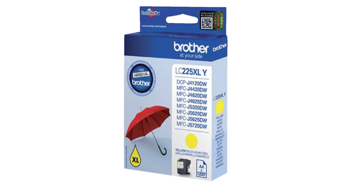 Inkcartridge brother lc-225xl geel(lc-225xly)