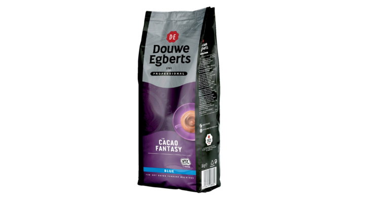 Douwe Egberts, cacoa fantasy, 1000 gram, blue melk, 4011734 (1 stuk)