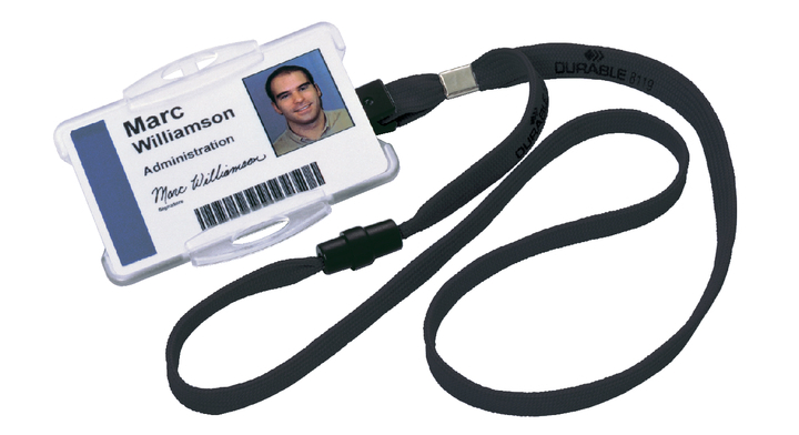 Sleutelhanger durable keycord zwart