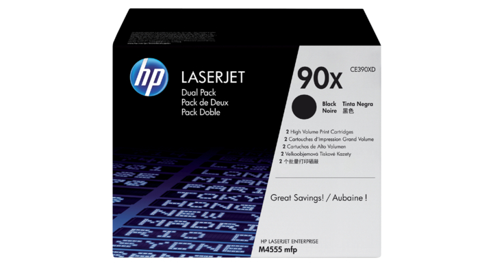 Tonercartridge hp ce390xd no 90x duopack(ce390xd)