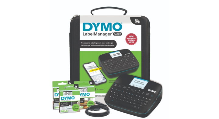 Labelprinter dymo lm 640cb qwerty 24mm koffer(2202121)