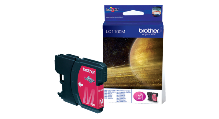 Inkcartridge brother lc-1100 rood