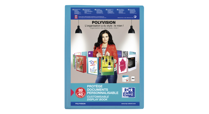 Showalbum elba polyvision 40 tas blauw(058034-03)