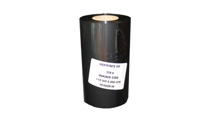 Printlint, wax/resin, 112mm x 600m, CSO, near edge
