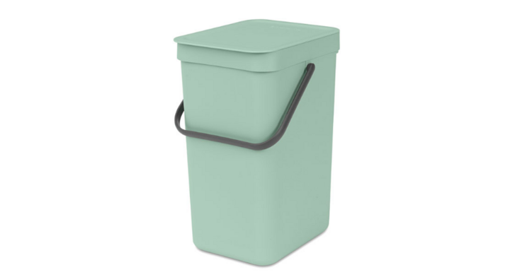 Brabantia, afvalbak sort & go, 12 liter, jade, VB 109744