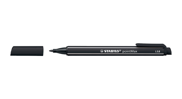 Viltstift stabilo point max 488/46 zwart(488/46)