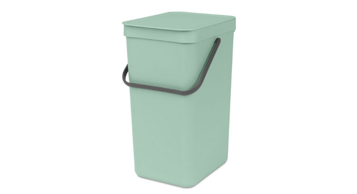 Brabantia, afvalbak sort & go, 16 liter, jade, VB 109843